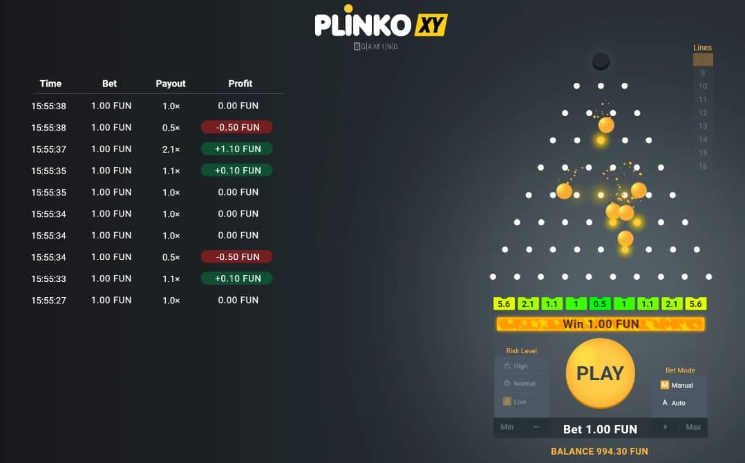 Plinko X играть